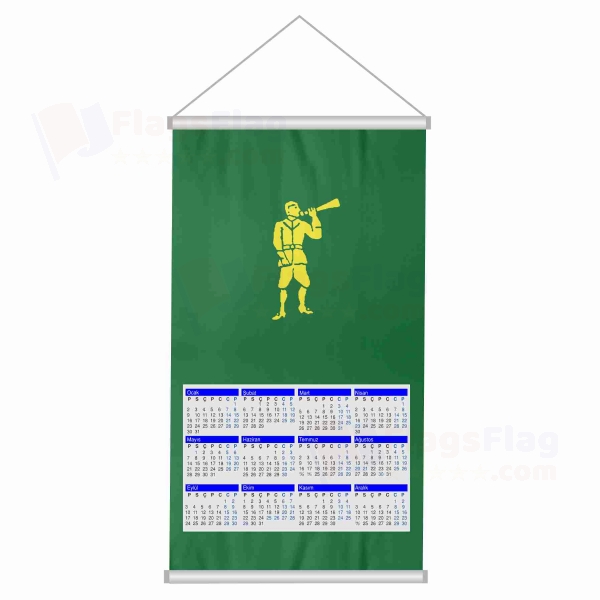 Edward Low The Green Trumpeter Woven Fabric Digital Printing Calendar