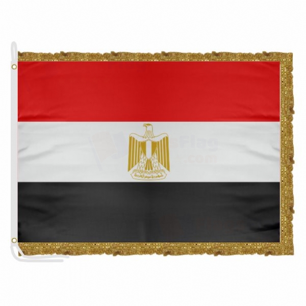 Egypt Satin Office Flag