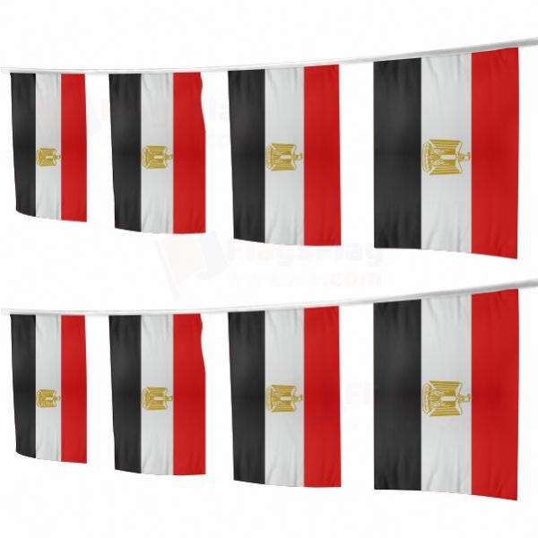 Egypt Square String Flags