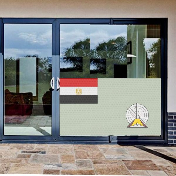 Egyptian Air Defense Command Glass Film Egyptian Air Defense Command One Way Vision Printing