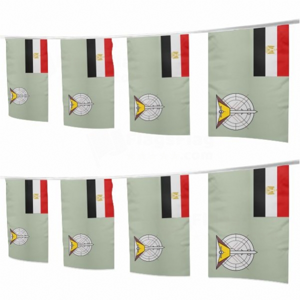 Egyptian Air Defense Command Square String Flags