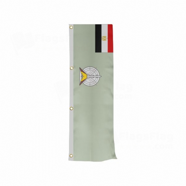 Egyptian Air Defense Command Vertically Raised Flags