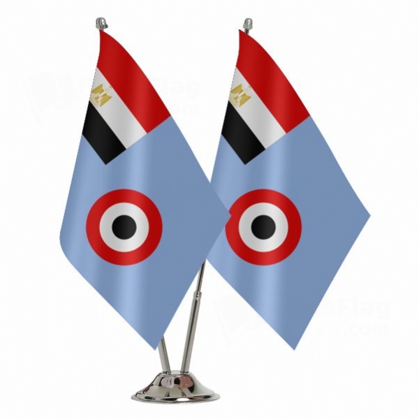 Egyptian Air Force 2 Table Flags