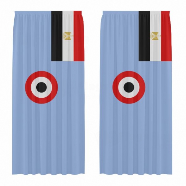 Egyptian Air Force Digital Printed Curtains