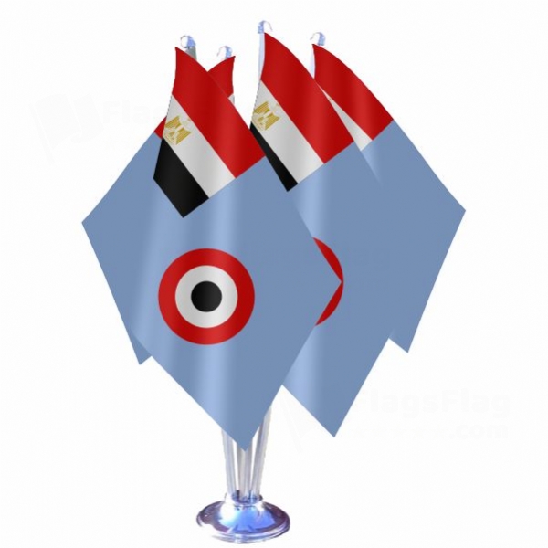 Egyptian Air Force Quadruple Table Flag