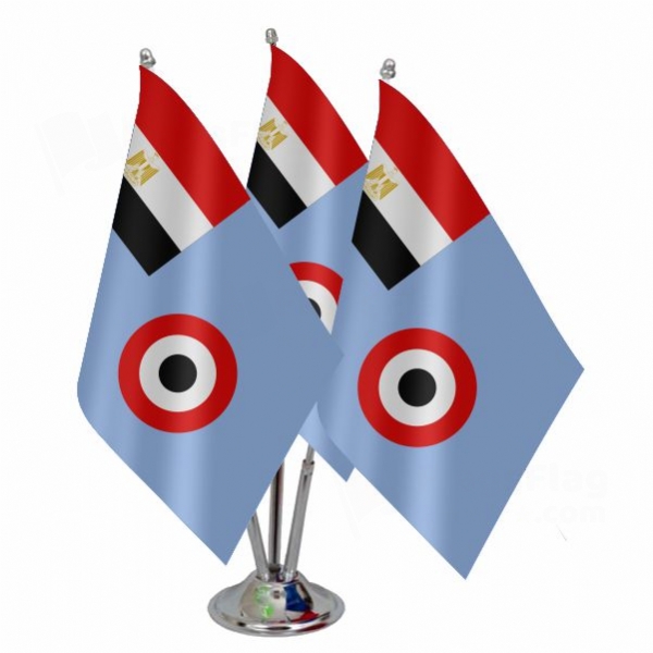 Egyptian Air Force Triple Table Flag