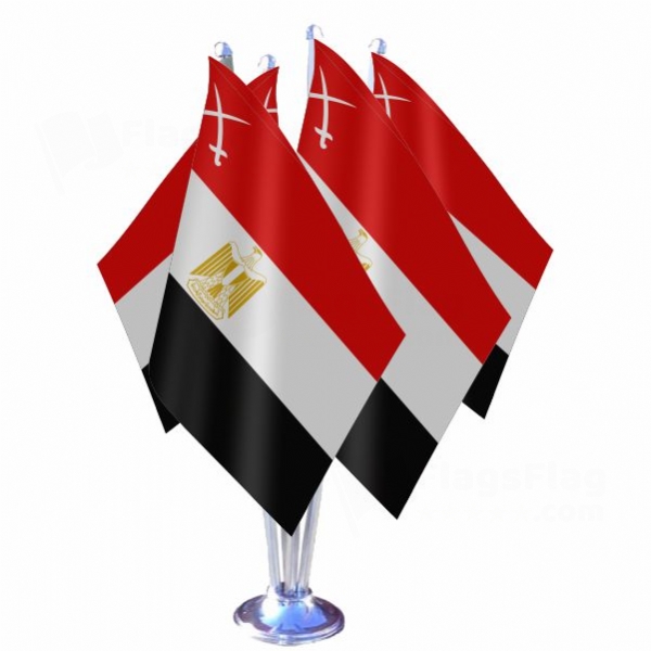 Egyptian Army Quadruple Table Flag