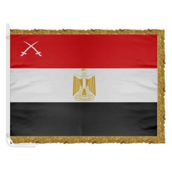 Egyptian Army Satin Office Flag