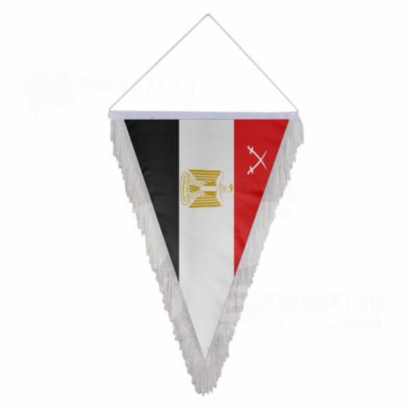 Egyptian Army Triangle Fringed Streamers
