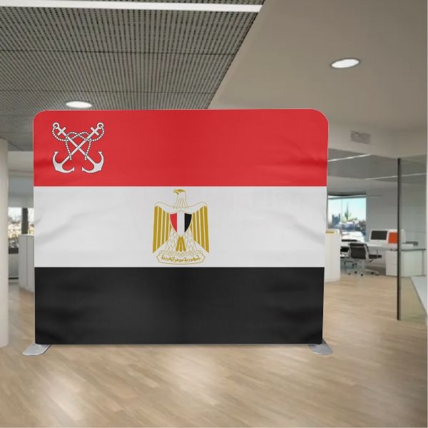 Egyptian Navy Background Stand Printing