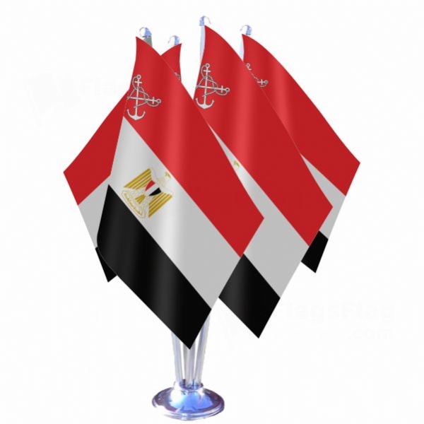 Egyptian Navy Quadruple Table Flag