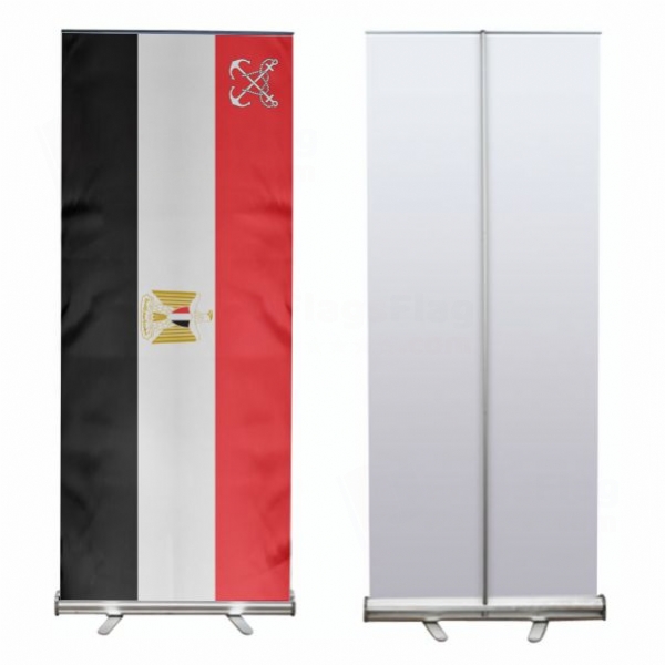 Egyptian Navy Roll Up Banner