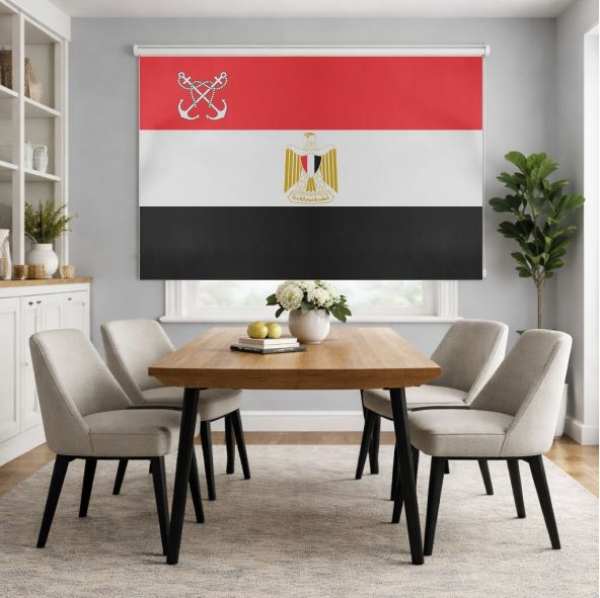 Egyptian Navy Roller Blinds