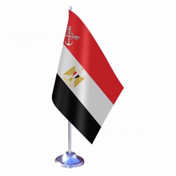 Egyptian Navy Single Table Flag
