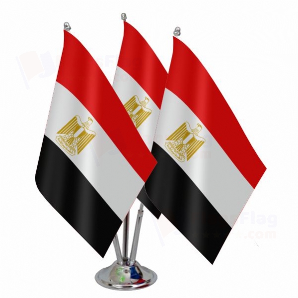 Egyptian Triple Table Flag