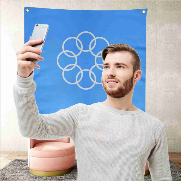 Eight Ringed Background Selfie Shooting Landscapes