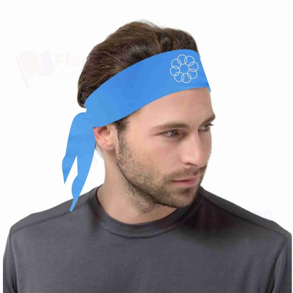 Eight Ringed Digital Print Bandanas