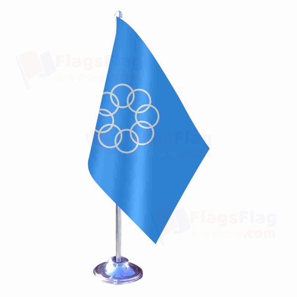 Eight Ringed Single Table Flag