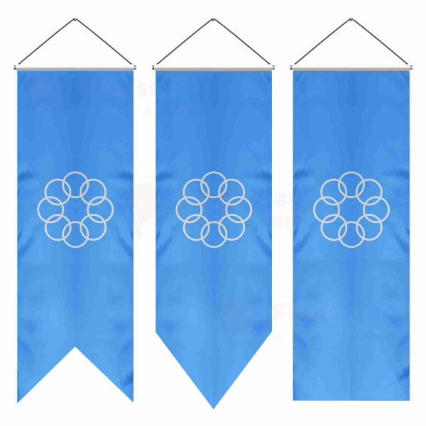 Eight Ringed Swallowtail Flags
