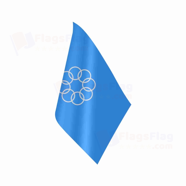 Eight Ringed Table Flag