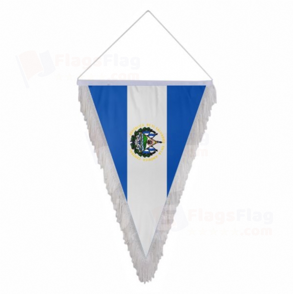 El Salvador Triangle Fringed Streamers