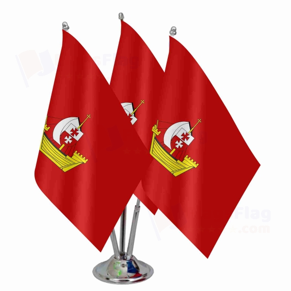 Elblaski Triple Table Flag