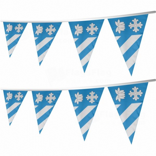 Elcki Stringed Triangle Flag
