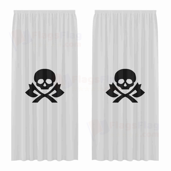 Emblem Of The Grieth Pirates Fire Emblem Digital Printed Curtains