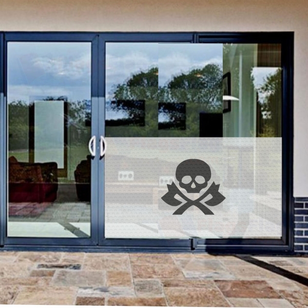 Emblem Of The Grieth Pirates Fire Emblem Glass Film Emblem Of The Grieth Pirates Fire Emblem One Way Vision Printing