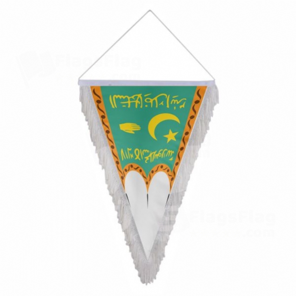 Emirate Of Bukhara Triangle Fringed Streamers