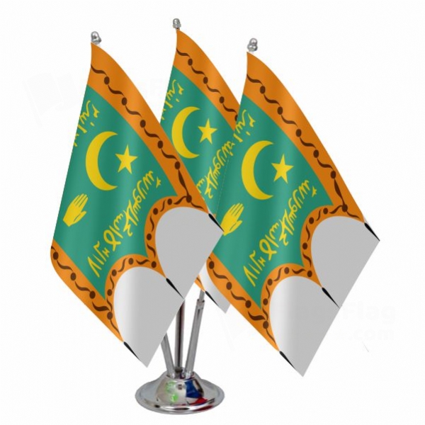 Emirate Of Bukhara Triple Table Flag