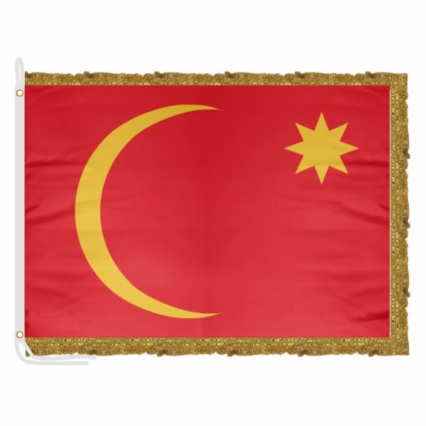 Emirate Of Jabal Shammar Satin Office Flag