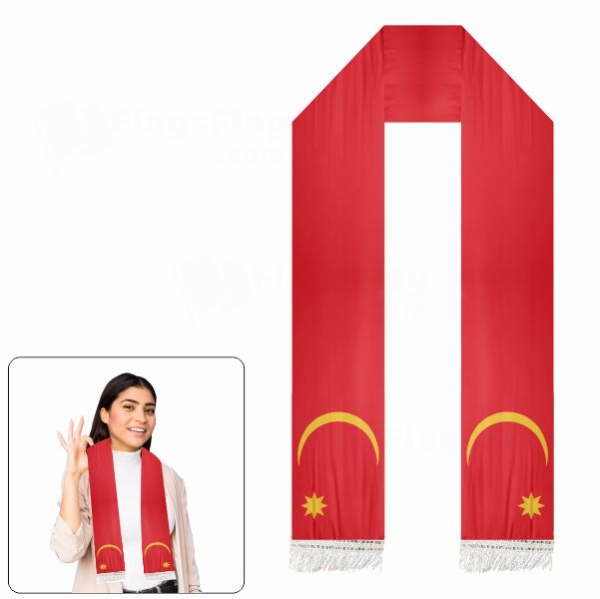 Emirate Of Jabal Shammar Scarf Digital Printing