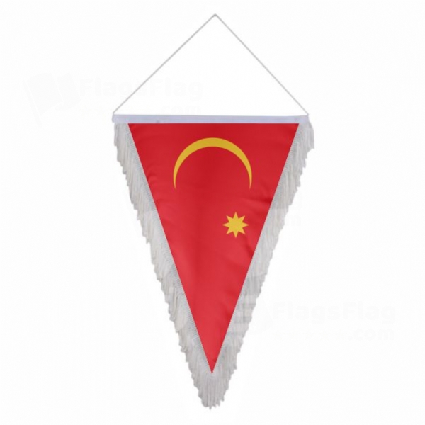 Emirate Of Jabal Shammar Triangle Fringed Streamers