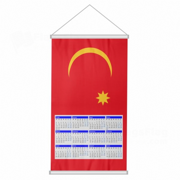 Emirate Of Jabal Shammar Woven Fabric Digital Printing Calendar