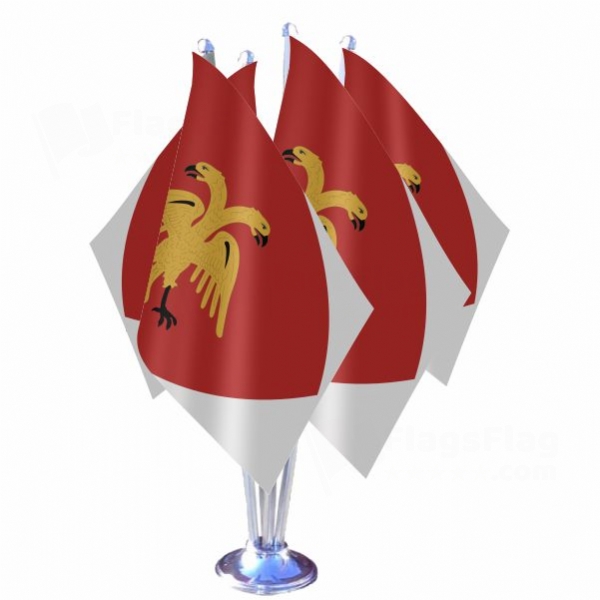 Empire Of Trebizond Quadruple Table Flag