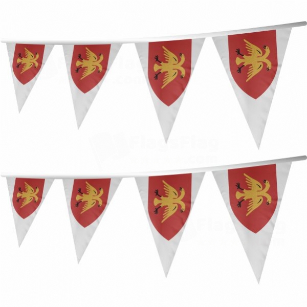 Empire Of Trebizond Stringed Triangle Flag