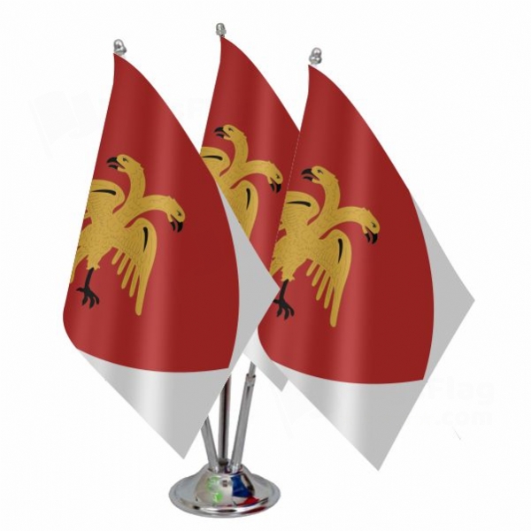 Empire Of Trebizond Triple Table Flag