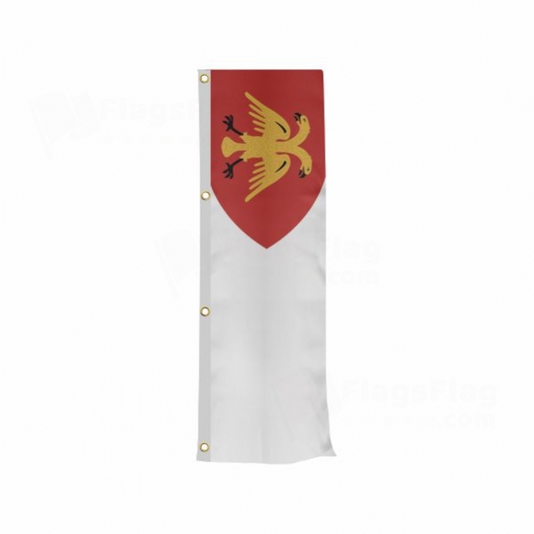 Empire Of Trebizond Vertically Raised Flags