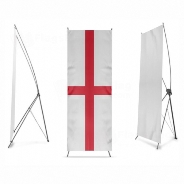 England Digital Print X Banner