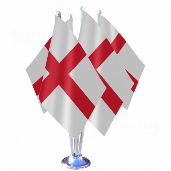England Quadruple Table Flag