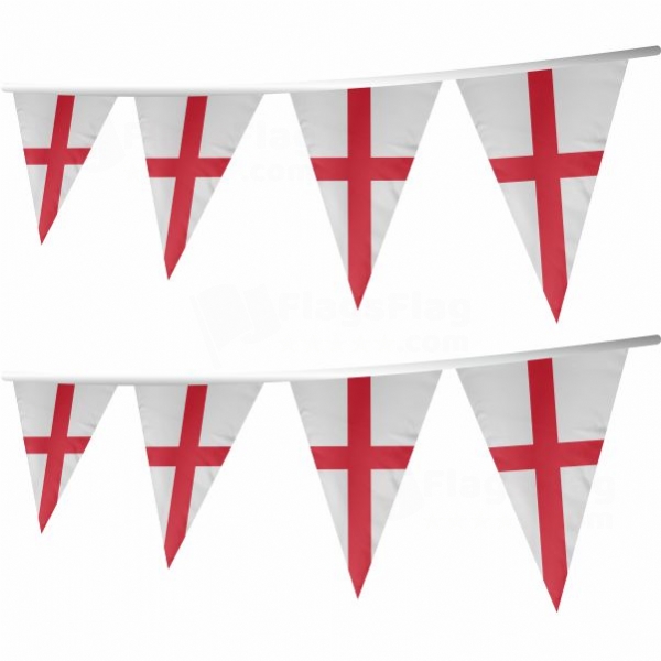 England Stringed Triangle Flag