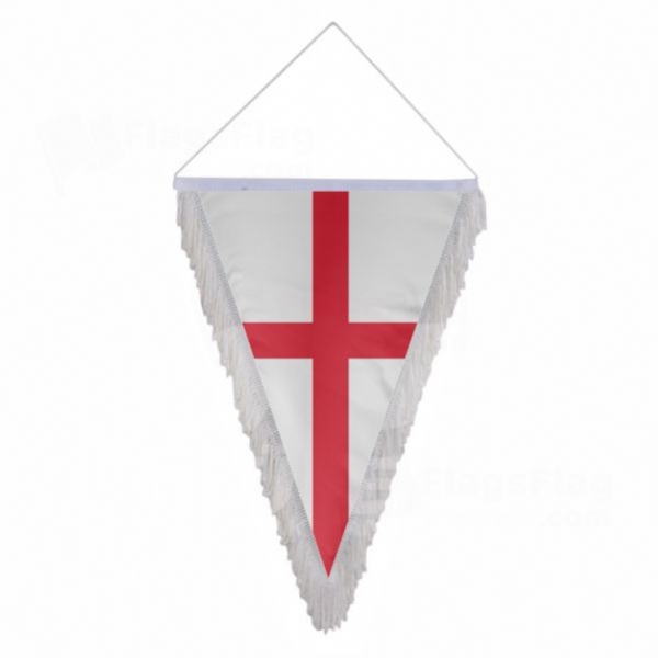 England Triangle Fringed Streamers