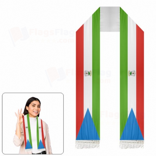 Equatorial Guinea Scarf Digital Printing