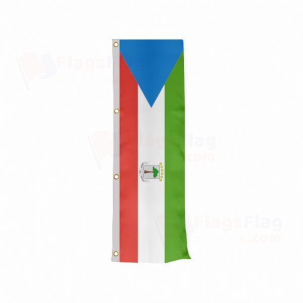 Equatorial Guinea Vertically Raised Flags