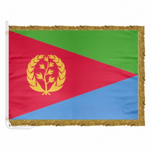 Eritrea Satin Office Flag