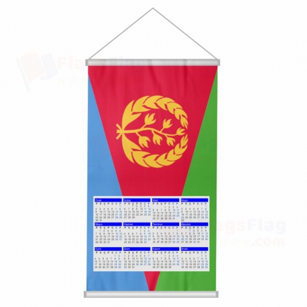 Eritrea Woven Fabric Digital Printing Calendar