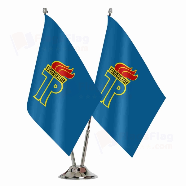 Ernst Thalmann Pioneer Organisation Binary Table Flag