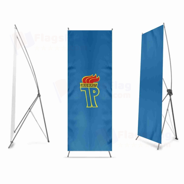 Ernst Thalmann Pioneer Organisation Digital Print X Banner