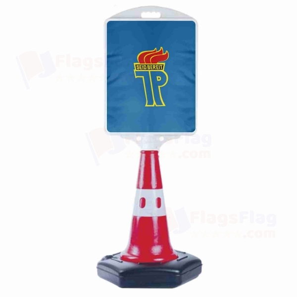 Ernst Thalmann Pioneer Organisation Small Size Road Bollard